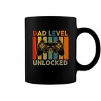 Dad Level Unlocked Mugs