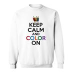 Adult Coloring Book Sweatshirts