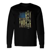Vintage Style 1982 Flag Attractive 2022 Long Sleeve T-Shirt