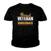 Proud Veteran Homeowner New House Owner Housewarming Party V2 Youth T-shirt