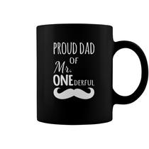 Mens Dad Of Mr. Onederful Wonderful Funny 1st Birthday Boy Outfit