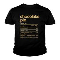 Thanksgiving Chocolate Cake Nutritional Facts T-Shirt Thanksgiving Chocolate Cake Nutritional Facts T-Shirt