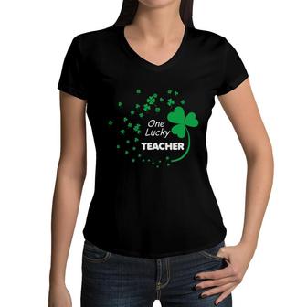 Teachers Are Lucky To Have Good And Hardworking Students Women V-Neck T-Shirt - Seseable