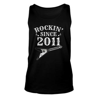 11Th Birthday 11 Years Old Rockin Since 2011 Classic Unisex Tank Top - Seseable