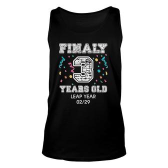 12 Years Old Birthday Funny Leap Year Birthday Unisex Tank Top - Seseable