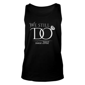 20Th Wedding Anniversary Funny For Married In 2002 Ver2 Unisex Tank Top | Mazezy