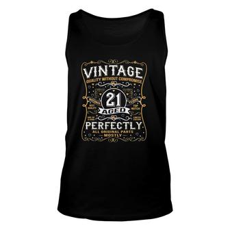 21 Years Old Gifts Vintage Born In 2000 Classic 21St Birthday Unisex Tank Top - Seseable