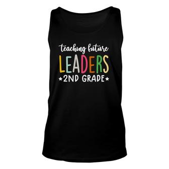 2Nd Grade Teacher Tee S Funny Teaching Future Leaders Unisex Tank Top - Seseable