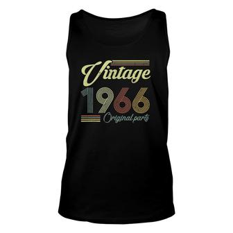 55 Years Old - Made In 1966 - Vintage 55Th Birthday Unisex Tank Top - Seseable