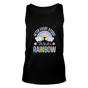 After Every Storm There Is A Rainbow Funny LGBT Pride Gift Unisex Tank Top - Seseable