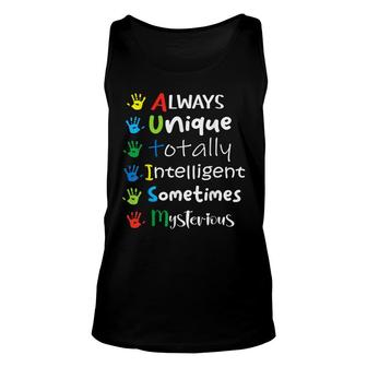 Autism Mom Autism Awareness Autistic Boys Girls Mothers Day Unisex Tank Top - Seseable