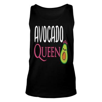 Avocado Queen Pinks Graphics Funny Avocado Unisex Tank Top - Seseable