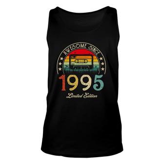 Awesome Since 1995 Vintage 1995 27Th Birthday 27 Years Old Unisex Tank Top | Mazezy