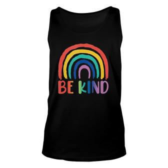 Be Kind Rainbow Choose Kindness Unisex Tank Top | Mazezy