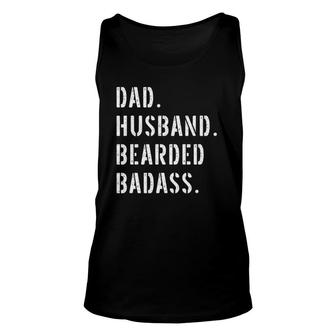 Beard Bearded Dad Gifts From Daughter Son Wife Unisex Tank Top - Seseable