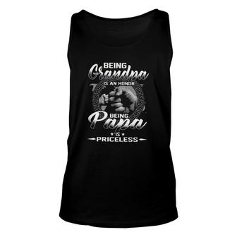 Being Grandpa Is An Honor Being Papa Is Priceless Basic Graphic 2022 Unisex Tank Top - Seseable