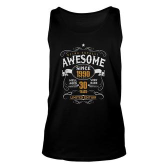 Being Totally Awesome Since 1990 30 Years Limited Edition Unisex Tank Top | Seseable FR
