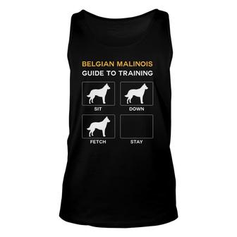 Belgian Malinois Guide To Training Dog Obedience Unisex Tank Top - Seseable