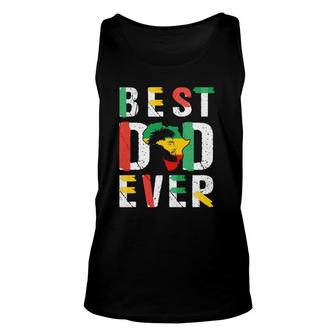 Best Dad Ever Juneteenth Flag Men Africa Map Freedom Day Unisex Tank Top - Seseable
