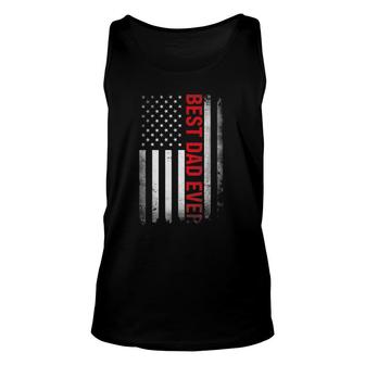 Best Dad Ever Usa Flag American 1St Time Daddy Fathers Day Unisex Tank Top - Seseable
