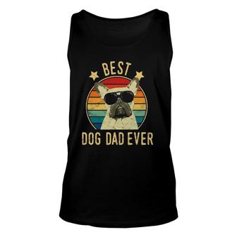 Best Dog Dad Ever French Bulldogs Fathers Day Gift Unisex Tank Top - Seseable