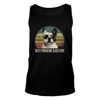 Best Frenchie Dad Ever French Bulldog Dad Fathers Day Unisex Tank Top - Seseable