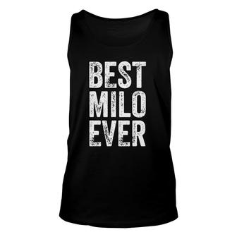 Best Milo Ever Funny Personalized First Name Milo Unisex Tank Top | Seseable UK