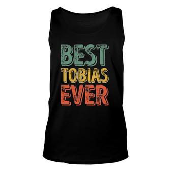 Best Tobias Ever Funny Personalized First Name Tobias Unisex Tank Top | Seseable UK