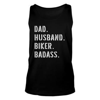 Biker Motorcycle Dad Gifts From Daughter Son Wife Unisex Tank Top - Seseable