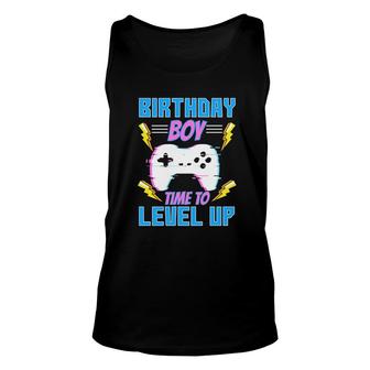 Birthday Boy Controller Birthday Boy Matching Video Gamer Unisex Tank Top - Seseable