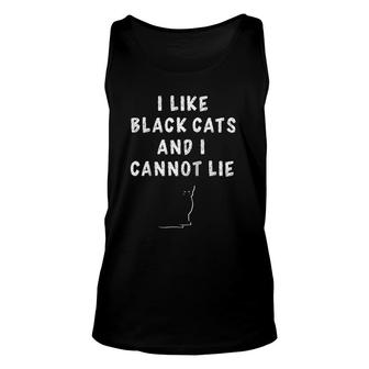 I Like Black Cats And I Cannot Lie Cat Saying Black Cat Meme Raglan Baseball Tee Tank Top | Mazezy