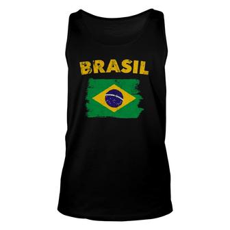 Brazil Flag Brasil In Both South America And Latin America Tank Top | Mazezy