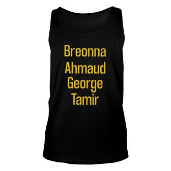 Breonna Ahmaud George Tamir Black Lives Matter Unisex Tank Top - Seseable