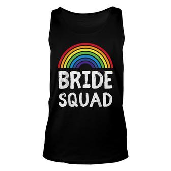 Bride Squad Lgbt Lesbian Wedding Party Women Bachelorette Unisex Tank Top - Thegiftio UK