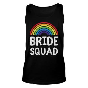 Bride Squad Lgbt Lesbian Wedding Party Women Bachelorette Unisex Tank Top - Thegiftio