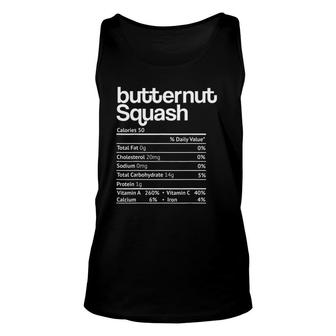 Butternut Squash Nutrition Facts Thanksgiving Christmas Unisex Tank Top - Seseable