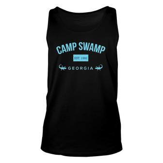 Camp Swamp Georgia Est 1992 – Camp Swamp Merch Unisex Tank Top | Mazezy