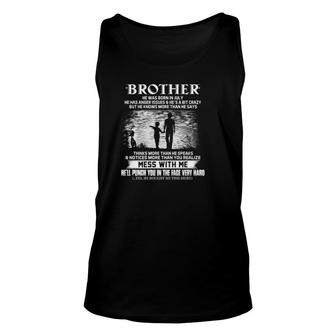 You Can’T Scare Me I Have A Freaking Awesome Brother He Was Born In July Tank Top | Mazezy
