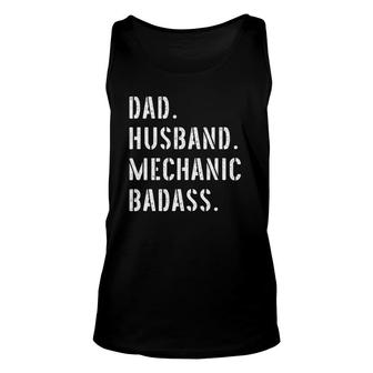 Car Mechanic Dad Gifts From Daughter Son Wife Unisex Tank Top - Seseable