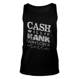 Cash Willie Hank Attractive Gift 2022 Unisex Tank Top - Thegiftio