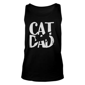 Cat Dad Christmas Gift Best Cat Dad Ever Christmas Unisex Tank Top - Seseable