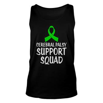 Cerebral Palsy Fight Cerebral Palsy Awareness Support Squad Unisex Tank Top - Seseable
