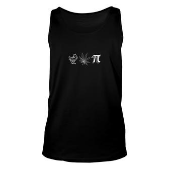 Chicken Pot Pie Pi Funny For Geeks And Stoners Unisex Tank Top - Monsterry
