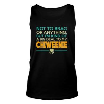 Chiweenie Dog Gifts For Chiweenie Dog Lover Unisex Tank Top | Mazezy
