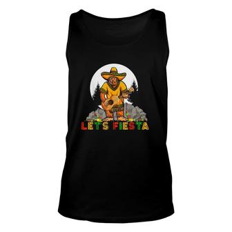 Cinco De Mayo Lets Fiesta Guitaring Mexican Fiesta Unisex Tank Top - Seseable