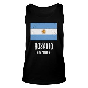 City Of Rosario Argentina Argentinian Flag Merch Unisex Tank Top | Mazezy