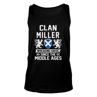Clan Miller Scottish Family Scotland Mothers Day Fathers Unisex Tank Top - Seseable