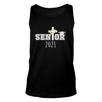 Class Of 2021 Graduate Senior 2021 Christian Graduation Unisex Tank Top - Seseable