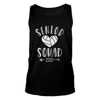 Class Of 2021 Volleyball Senior Squad Team Graduate Gift Unisex Tank Top - Seseable