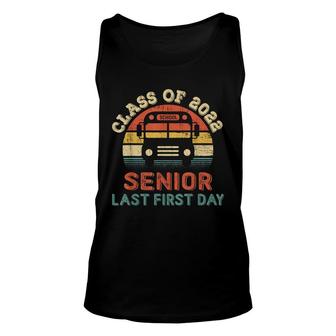 Class Of 2022 Senior My Last First Day Back To School Unisex Tank Top - Seseable